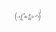 The Gaussian integral