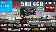 RX 580 4GB Test in 50 Games in 2022