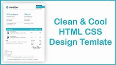 Create a Awesome Invoice Template Using HTML & CSS