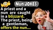 🤣Best Jokes Of The Day! - A priest and a nun are caught in a blizzard | #jokes #comedy #loljokes