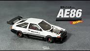 Widebody Toyota AE86 with 2JZ Engine Hot Wheels Custom