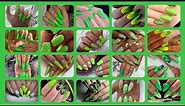 50 pretty lime green Nail art ideas// simple fashionable Nail design // #houseoffashion #nailart