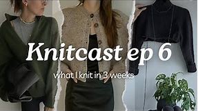 Zipper sweater light, WabiSabiCardi, sweater no 9, Mamba dress | Knitting Podcast Ep 6