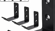 Niteguy 4 Pack Jack Stands Wall Mount Organizer, Car Jack Stands Storge Rack/Hanger/Hook Wall Mount Heavy Duty Stainless Steel Holder Fits 2 & 3 & 5 Ton Lifting Jack Stands Tower Trailer Accessories