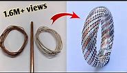 making a ring from copper and silver wire || How it's made/ jewellery making/ gold Smith Luke