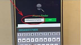 Phone Finder - Find phone by IMEI