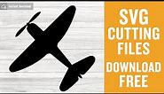 Airplane Svg Free Cut File for Cricut