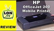 HP OfficeJet 200 Mobile Printer Review and How to Set Up