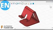 Fusion 360 | Moldeling a Phone Holder | Quick and Simple