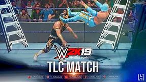 WWE 2K19 Sin Cara vs Gran Metalik TLC Match - WWE 2K19 Gameplay