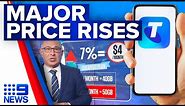 Telstra announces major price rises for mobile plans amid cost of living crisis | 9 News Australia