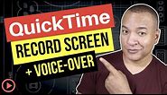 QuickTime Tutorial: How To Record Your Screen and Voice-Over (Mac)