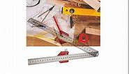 300mm Woodworking Ruler£¬300mm Scale Measure Scribing Ruler£¬Aluminum Alloy Woodworking Scriber Angle Ruler Measuring Tool(CX300-2)