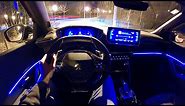 New PEUGEOT 2008 (2020) - NIGHT POV test drive (crazy ambient lights & 3D i-cockpit) GT Line