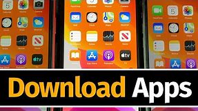 How to Download Apps on iPhone X | iPhone XS | iPhone XS Max | iPhone XR