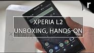 Sony Xperia L2 Unboxing & Hands-on Review
