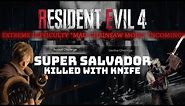 Killing Super Salvador With Knife Only... (and Flashbang) Resident Evil 4 Remake Demo