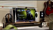 Ultimate PS5 Xbox Series S & PC Desk Setup - LG OLED