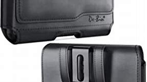 De-Bin Belt Holster Designed for iPhone 12 Pro Max /11 Pro Max/Xs Max / 8 Plus / 7 Plus / 6s Plus, Belt Case with Belt Clip Phone Belt Holder Pouch Compatible with iPhone Otterbox/Battery Case on
