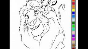The Lion King Coloring Pages For Kids - The Lion King Coloring Pages Games