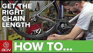 How To Calculate The Correct Chain Length | Road Bike Maintenance