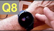 Newwear Q8 Smartwatch with Continuous Heart Rate and Blood Pressure Monitoring: Unboxing & Review