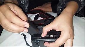 Camera Canon EOS 100D | How to change Camera Battery | How to change Camera Card | Camera ON/OFF
