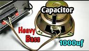 How to increase BASS using Capacitor 100uf | Bass booster circuit|@Electronicsproject99