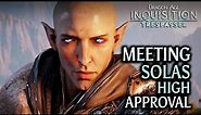 Dragon Age: Inquisition - Trespasser DLC - Meeting Solas (High Approval) SPOILERS
