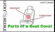 Upholstery Classes - Parts of an Automotive Seat Cover - How to Sew