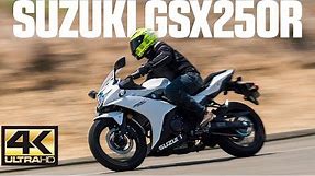 2018 Suzuki GSX250R Review - 4K