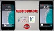 SlideToUnlockX Tweak Brings The Classic ‘Slide To Unlock’ To iOS 10