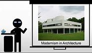 Introducing Modernism in Architecture