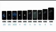 The Ultimate iPhone Boot Test: 6 Plus vs. 6 vs. 5s vs. 5c vs. 5 vs. 4S vs. 4 vs. 3GS vs. 3G vs. 2G