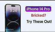 [2023] iPhone 14/14 Pro/14 Pro Max Bricked After Updating iOS 17 & iOS 16? Fix it Now!!!