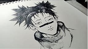 Fan art Drawing: How to Draw choso | Jujutsu kaisen