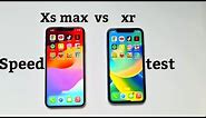 iPhone xs max vs iphone xr speed test ‎@TechWisely