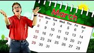 The Month of March | Calendar Song for Kids | Month of the Year Song | Jack Hartmann