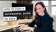 How to Start a Blog in 2024 | By Sophia Lee