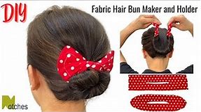 How to Make DIY Fabric Hair Bun Maker and Holder- Moño Magic