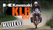 2022 Kawasaki KLR650 Adventure Bike Build