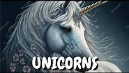 The Unicorns: Beautiful One Horned Horses - Mythical Creatures - Mythology Explained #mythical #myth