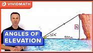 Angles of Elevation - VividMath.com