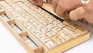 How to build a wooden keyboard