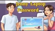 summertime saga Jenny loptop code and tv user name and password.