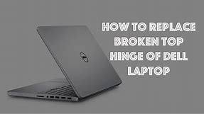 how to fix broken dell laptop hinge top & disassemble