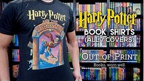 HARRY POTTER BOOK COVER SHIRTS BY OUT OF PRINT | ALL 7 COVERS
