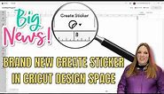 How to use Create Sticker feature in Cricut Design Space