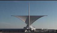 Time Lapse: Milwaukee Art Museum - Calatrava - Burke Brise Soleil - HD