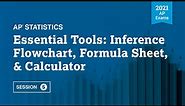 2021 Live Review 5 | AP Statistics | Essential Tools Inference Flowchart, Formula Sheet & Calculator